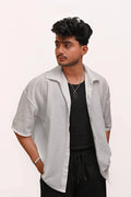 HYKEYZ Classic Textured Premium Shirt - White