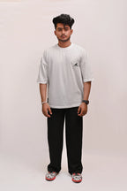 HYKEYZ Oversized Comfort White T-Shirt