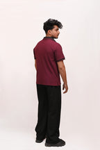 HYKEYZ Maroon Majesty Premium Polo Shirt