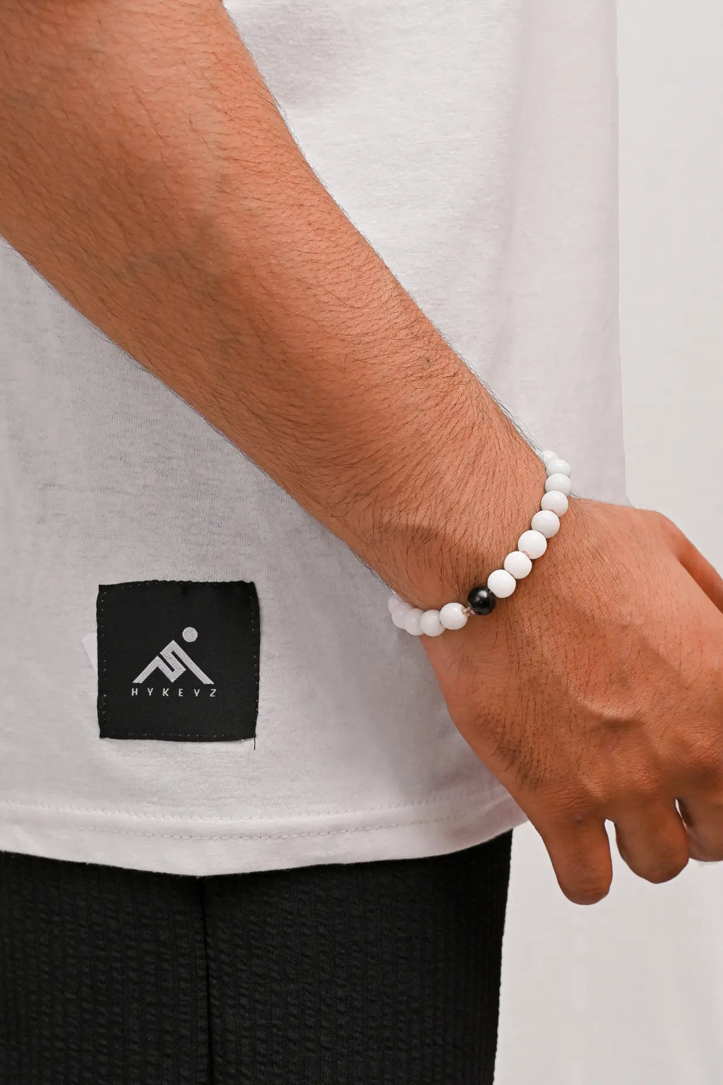 HYKEYZ Oversized Comfort White T-Shirt