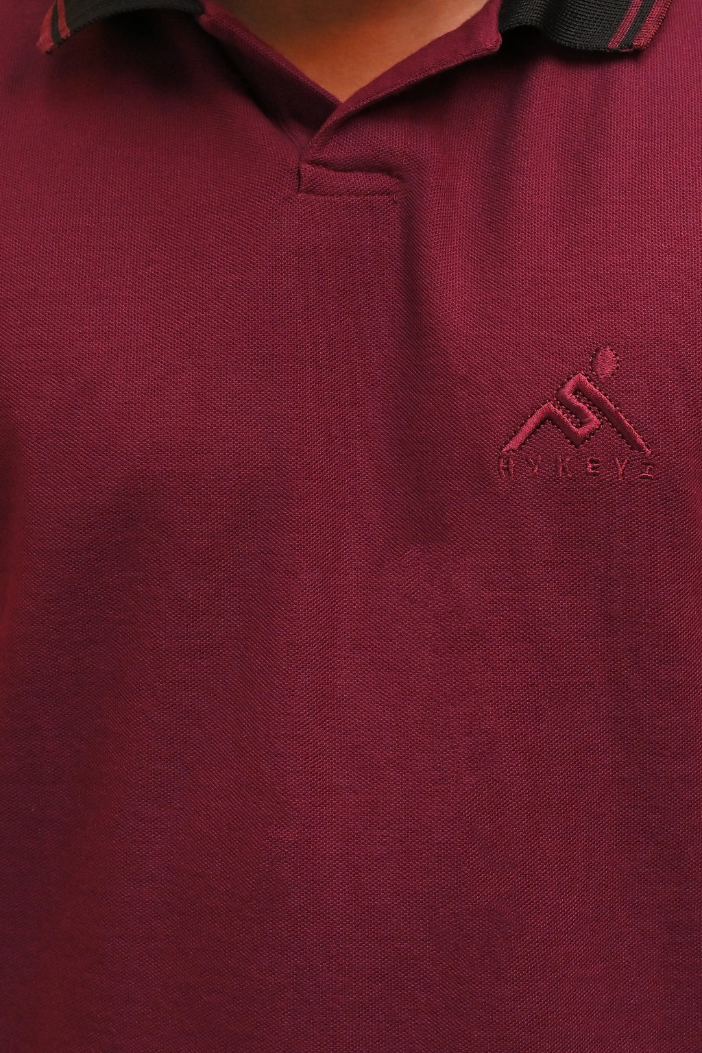 HYKEYZ Maroon Majesty Premium Polo Shirt