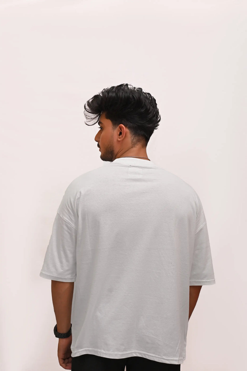 HYKEYZ Oversized Comfort White T-Shirt