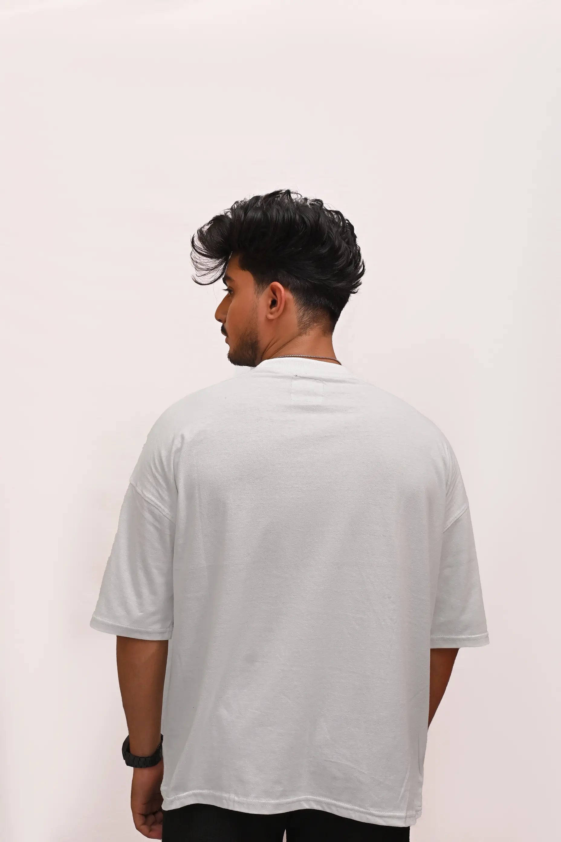 HYKEYZ Oversized Comfort White T-Shirt