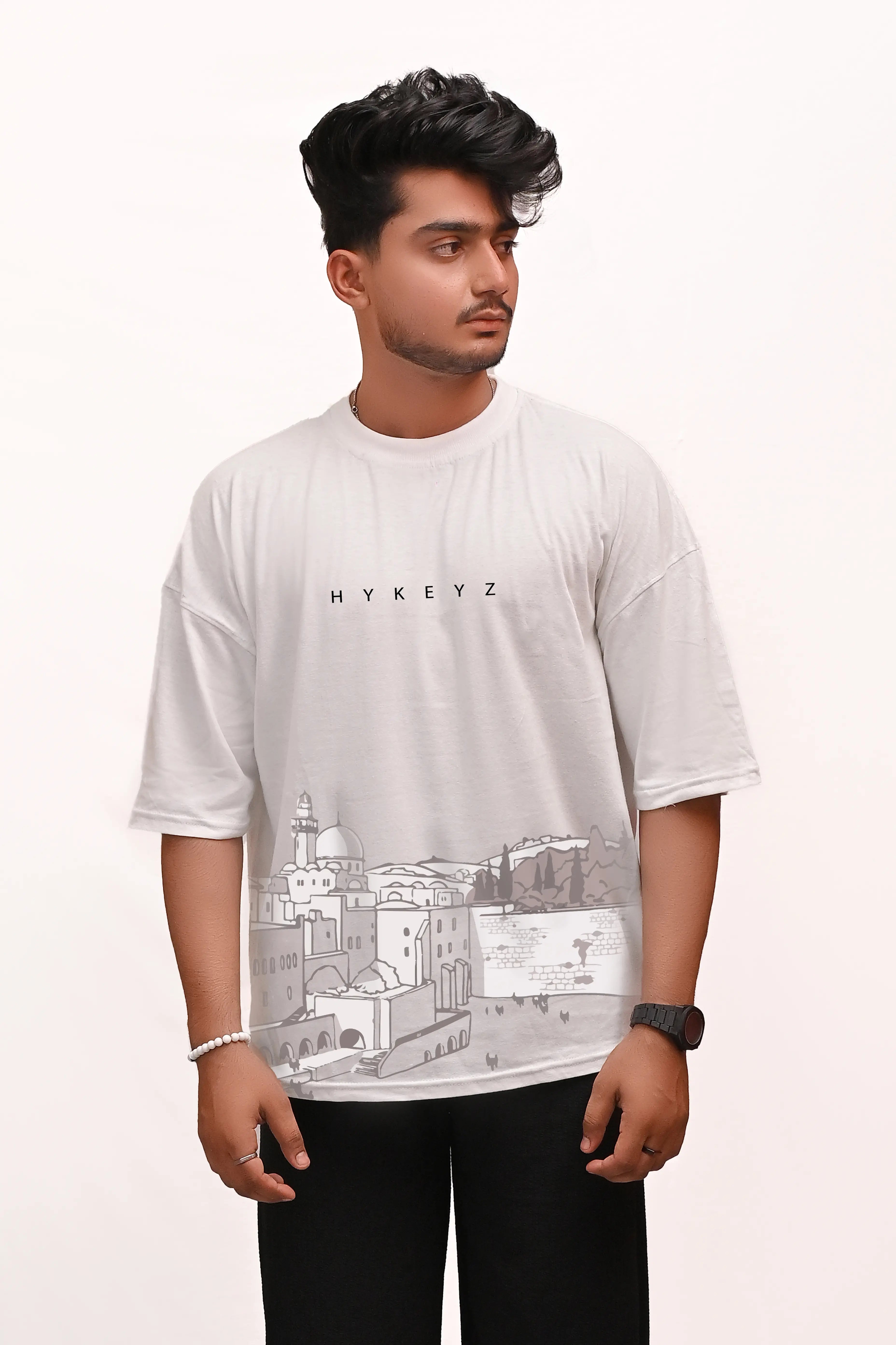 HYKEYZ Stand For Gaza Premium Printed T-Shirt