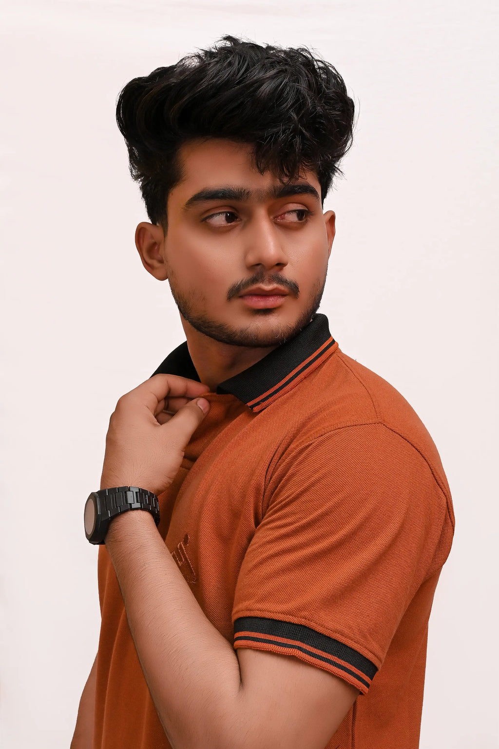 HYKEYZ Mustard Horizon Premium Polo Shirt