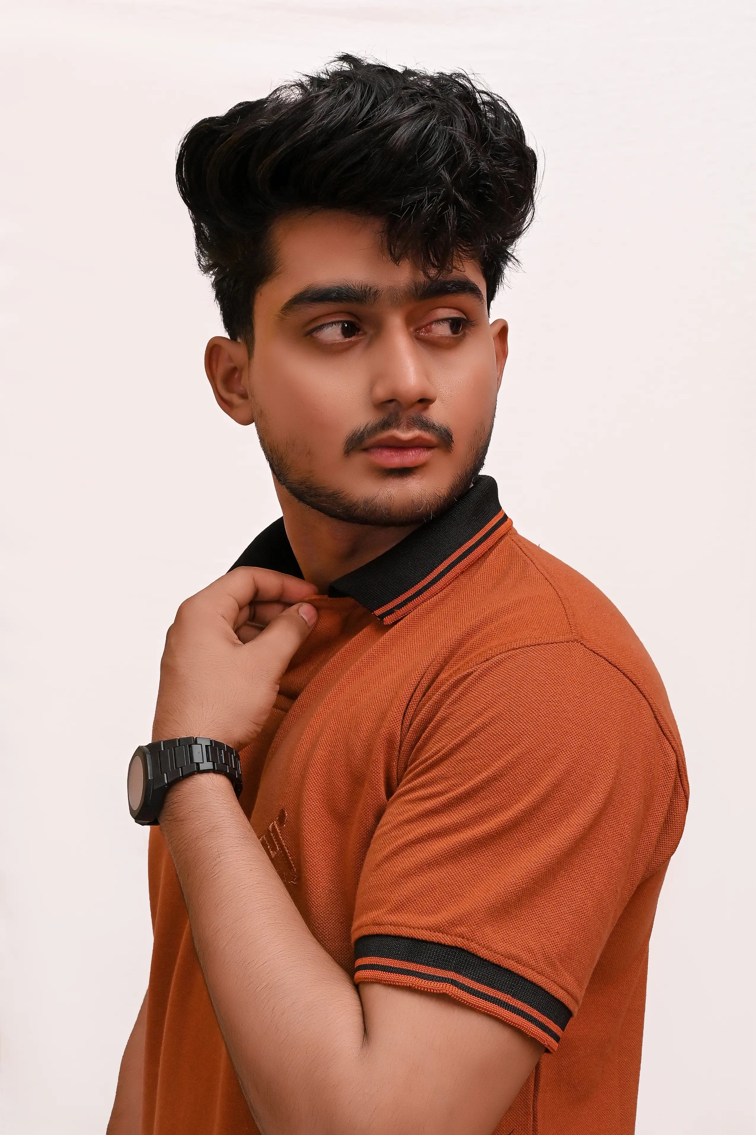 HYKEYZ Mustard Horizon Premium Polo Shirt