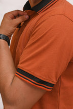 HYKEYZ Mustard Horizon Premium Polo Shirt
