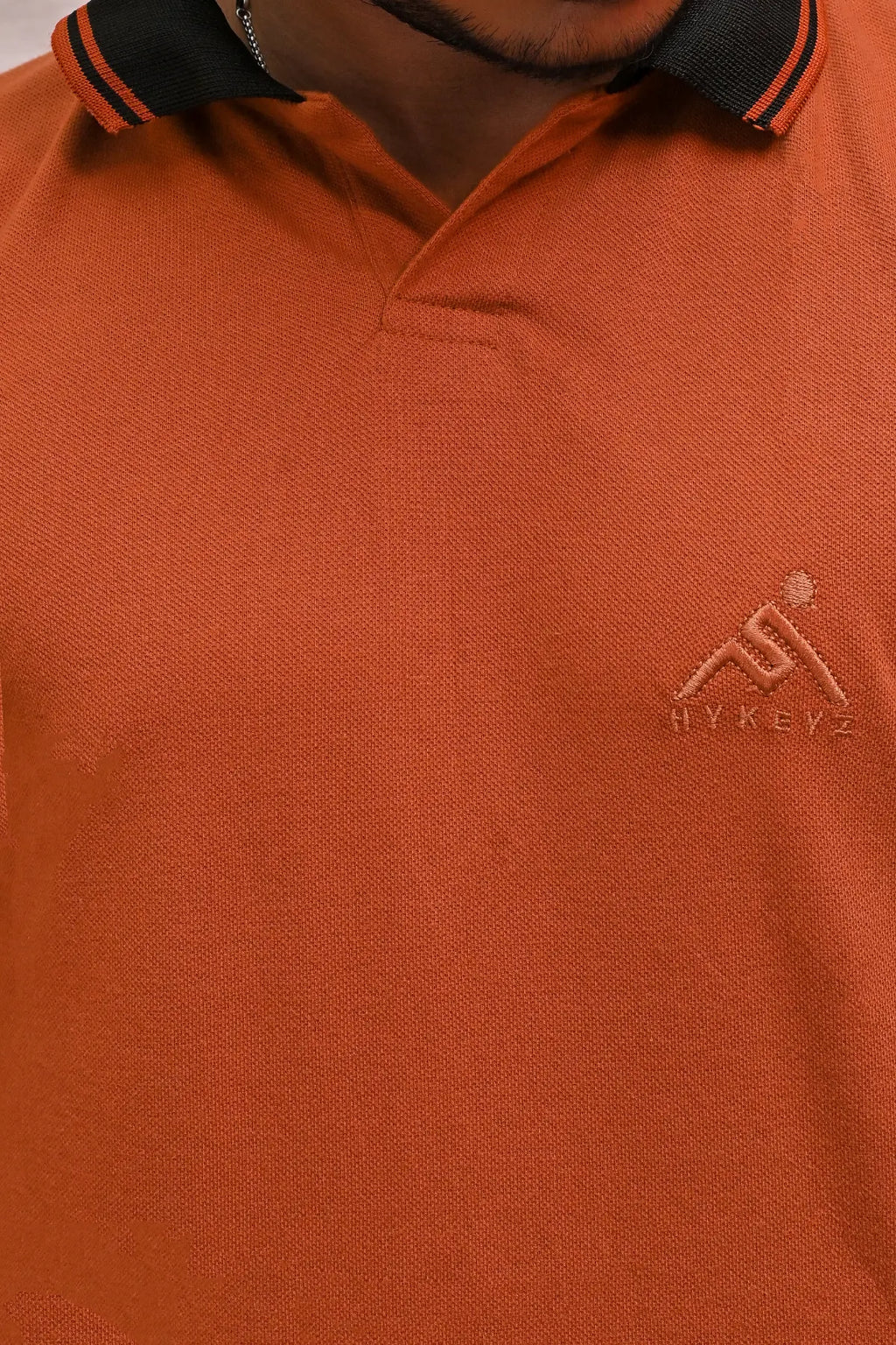 HYKEYZ Mustard Horizon Premium Polo Shirt