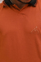 HYKEYZ Mustard Horizon Premium Polo Shirt