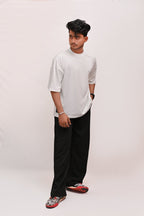 HYKEYZ ARCTIC PLAIN OVERSIZED TEE - HYKEYZ