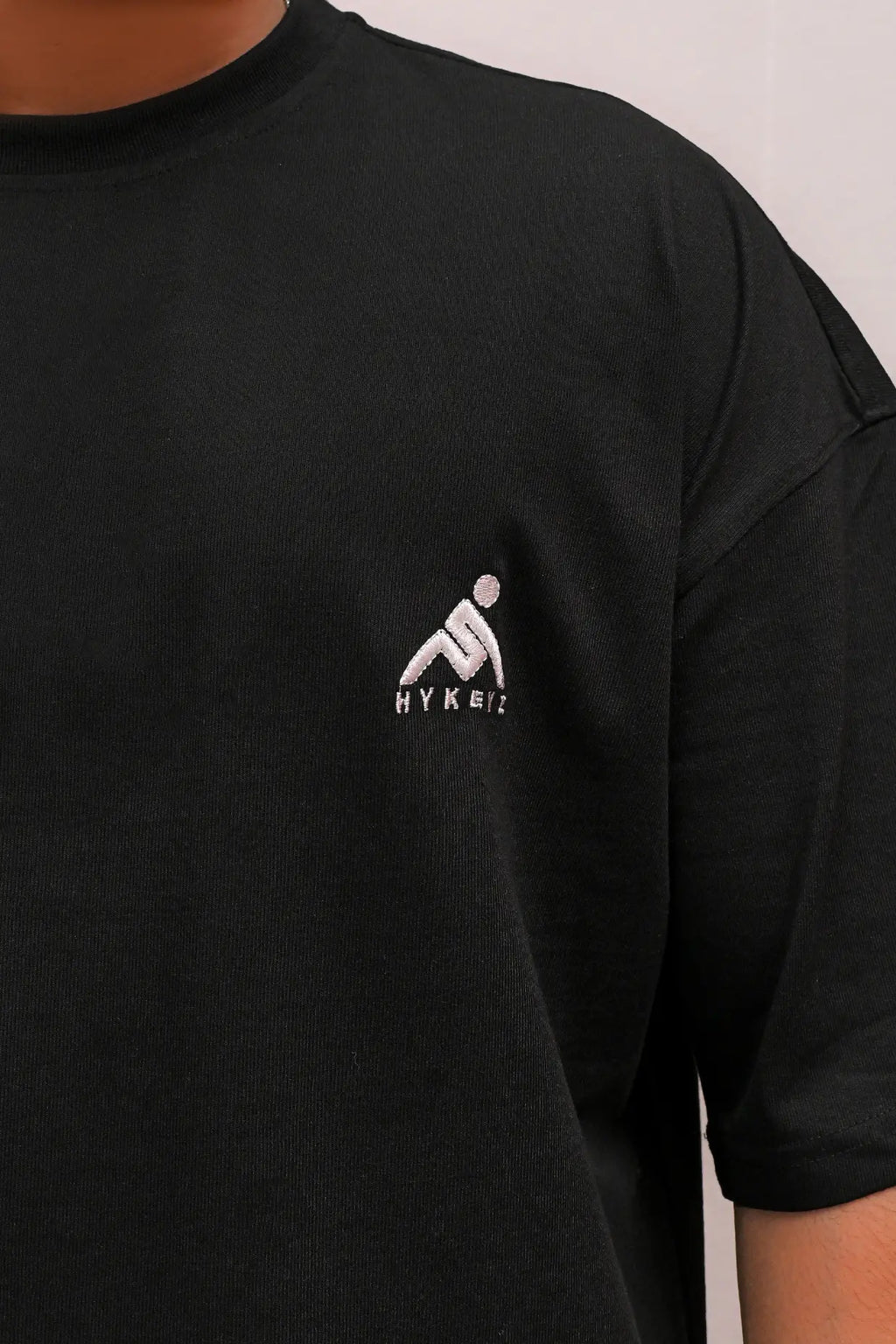 HYKEYZ Oversized Comfort Black T-Shirt