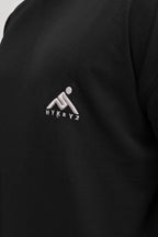 HYKEYZ Oversized Comfort Black T-Shirt