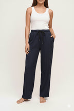 Women’s Flared Trouser – Premium Textured Fabric