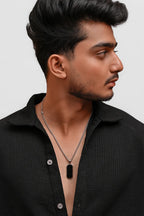 HYKEYZ Classic Textured Premium Shirt - Black
