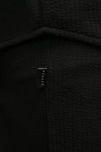 HYKEYZ Classic Textured Straight Trouser - Black