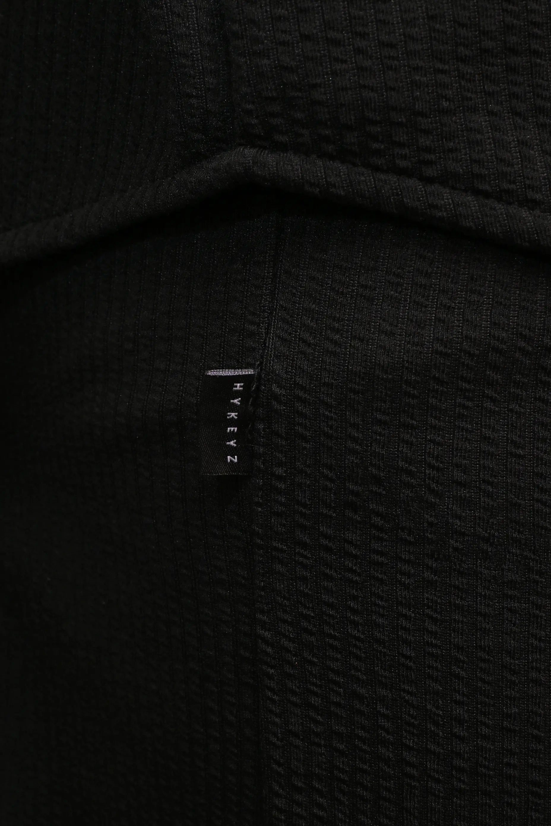 HYKEYZ Classic Textured Straight Trouser - Black